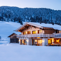 Home in winter
